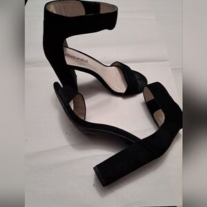 Jeffery Campbell Lindsey Black  Suede Heels  Size 6